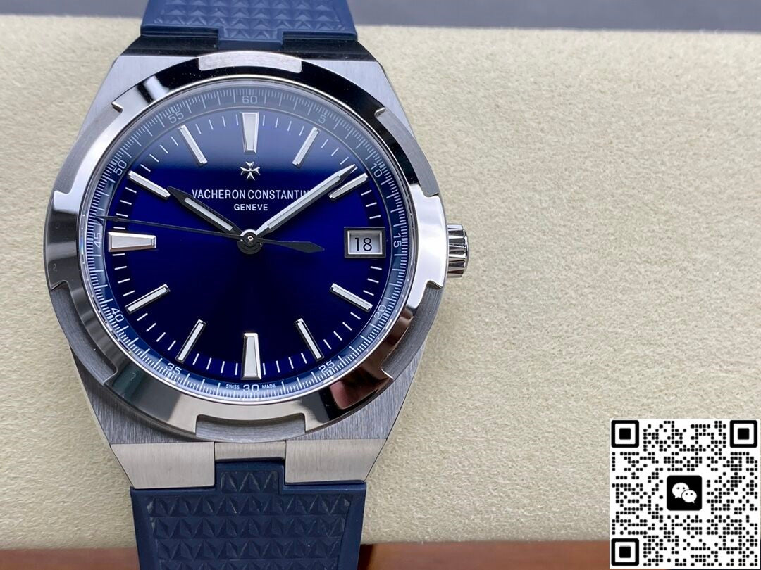Vacheron Constantin Overseasseries 4500V PPF Factory Blue Rubber Strap Blue dial