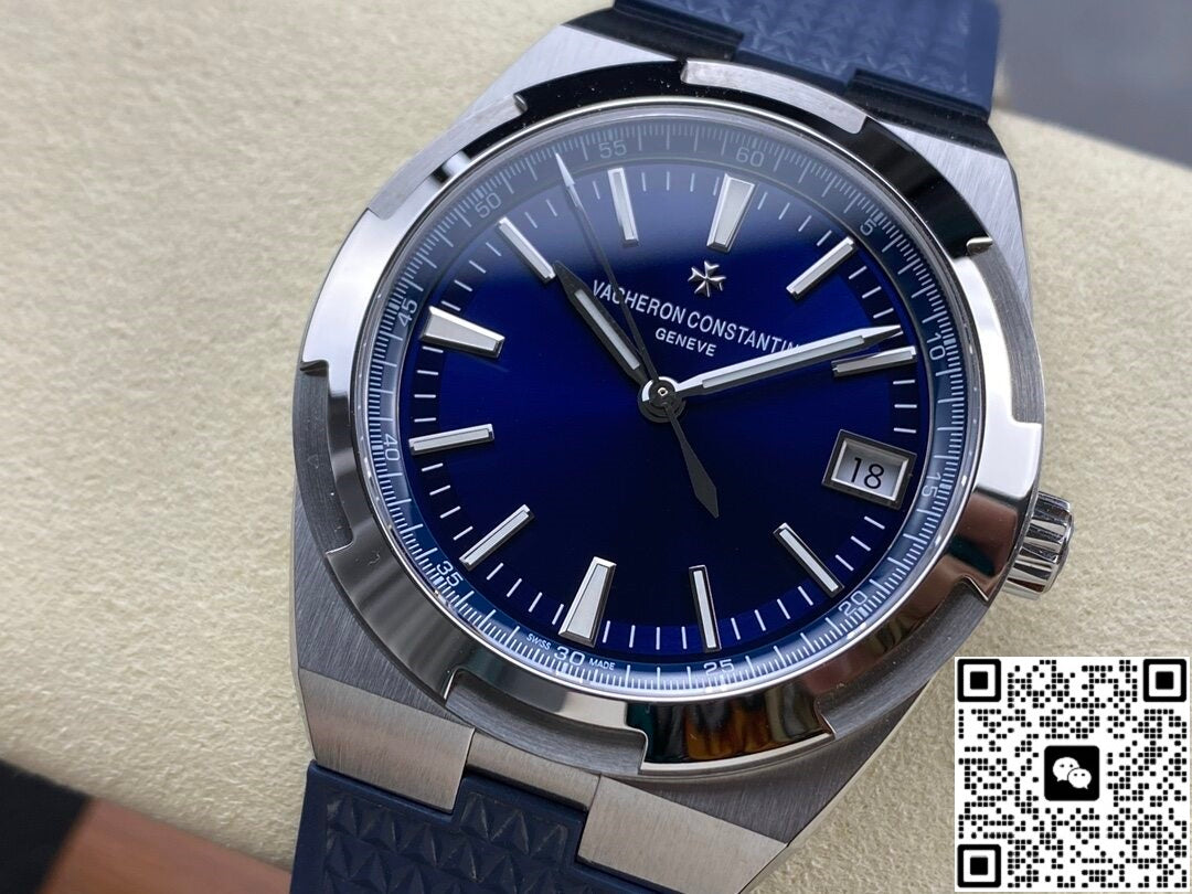 Vacheron Constantin Overseasseries 4500V PPF Factory Blue Rubber Strap Blue dial