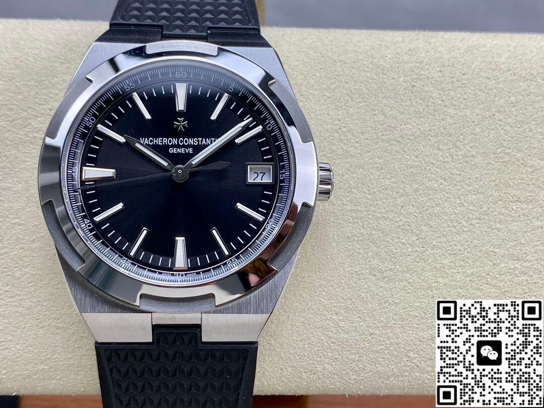 Vacheron Constantin Overseasseries 4500V PPF Factory black Rubber Strap Black dial