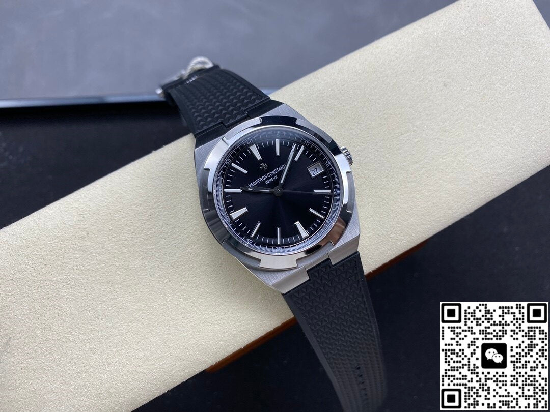 Vacheron Constantin Overseasseries 4500V PPF Factory black Rubber Strap Black dial