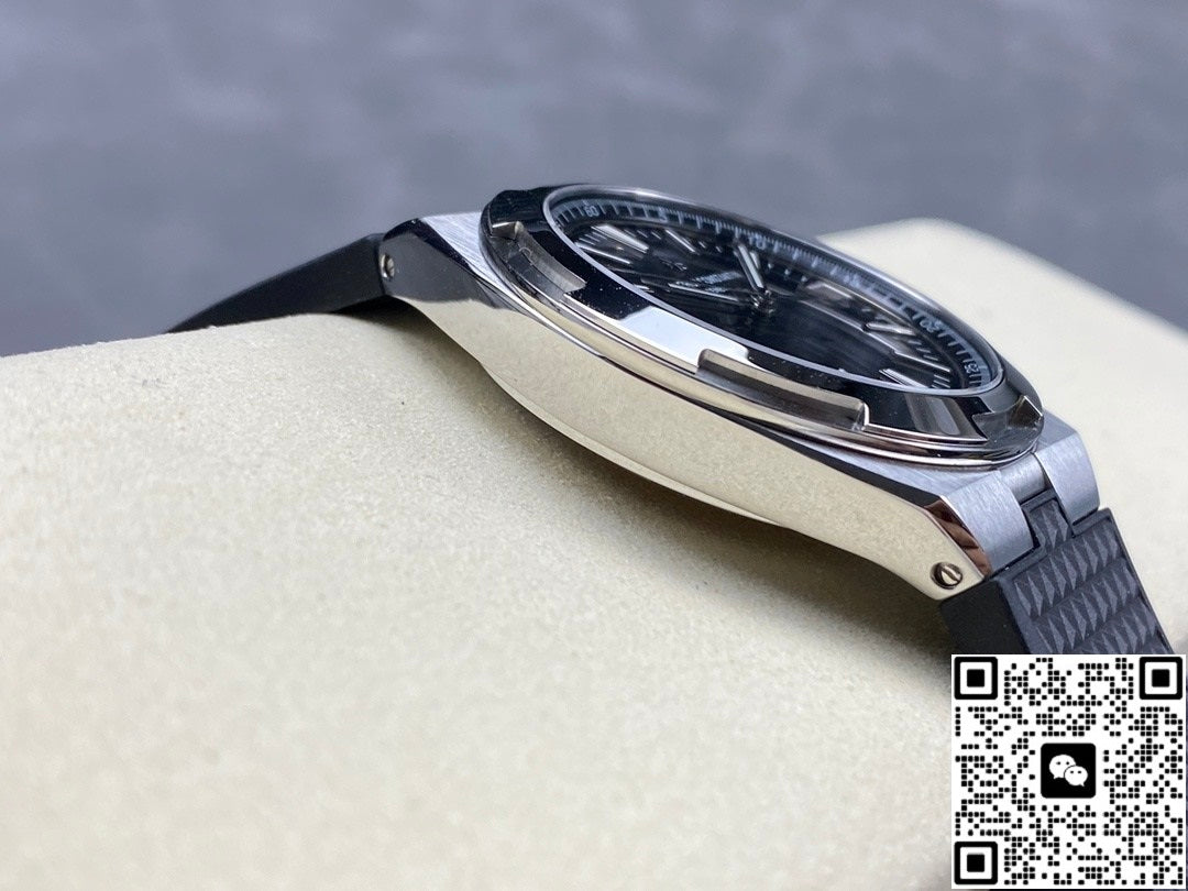 Vacheron Constantin Overseasseries 4500V PPF Factory black Rubber Strap Black dial