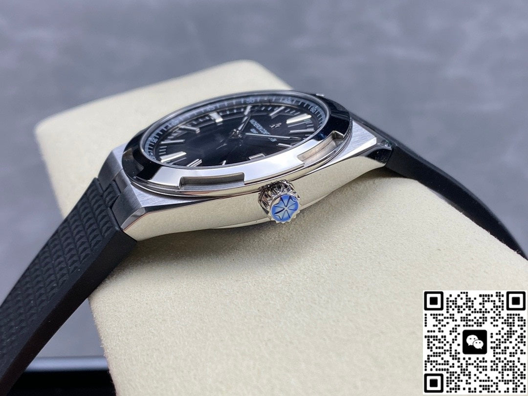 Vacheron Constantin Overseasseries 4500V PPF Factory black Rubber Strap Black dial