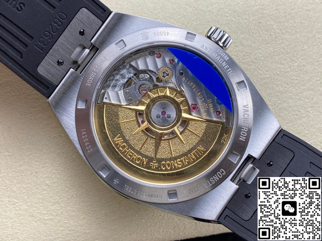 Vacheron Constantin Overseasseries 4500V PPF Factory black Rubber Strap Black dial