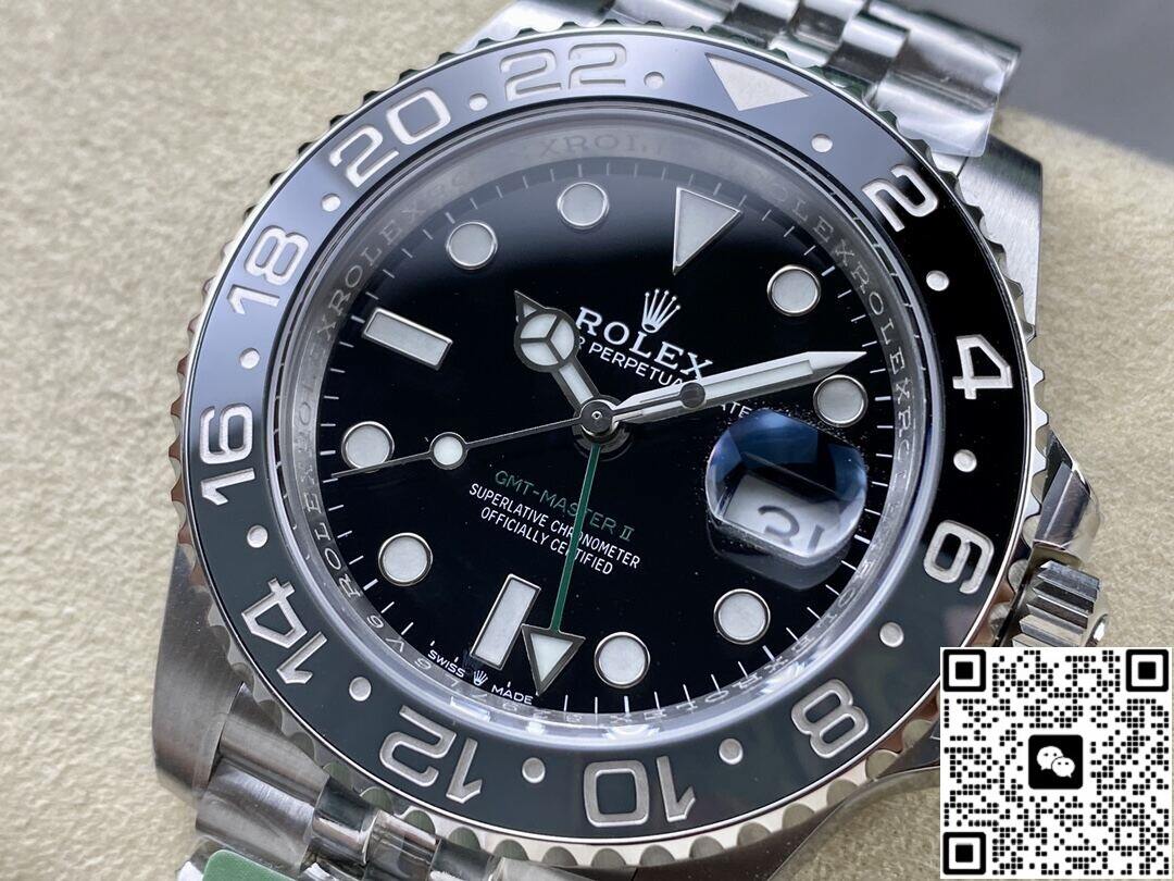 Rolex Greenwich II GMT M126710grnr-0003 Black Dial AR factory