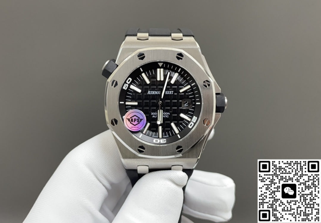 Audemars Piguet Royal Oak Offshore 15710ST.OO.AOO2CA.01 APS Factory Rubber strap