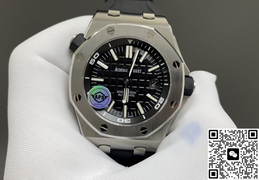 Audemars Piguet Royal Oak Offshore 15710ST.OO.AOO2CA.01 APS Factory Rubber strap