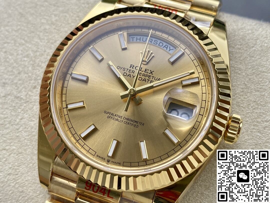 Rolex Day Date M228238-0005 AR Factory Champagne dial