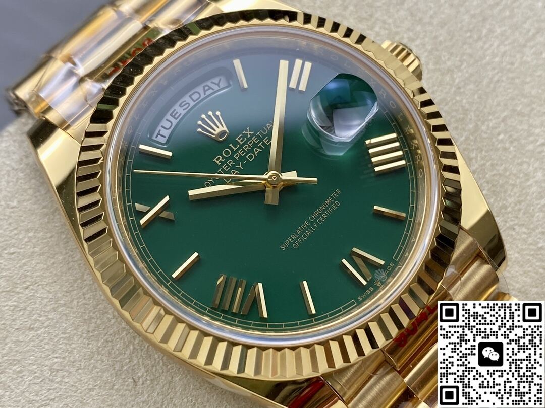 Rolex Day Date M228238-0061 AR Factory Green Dial