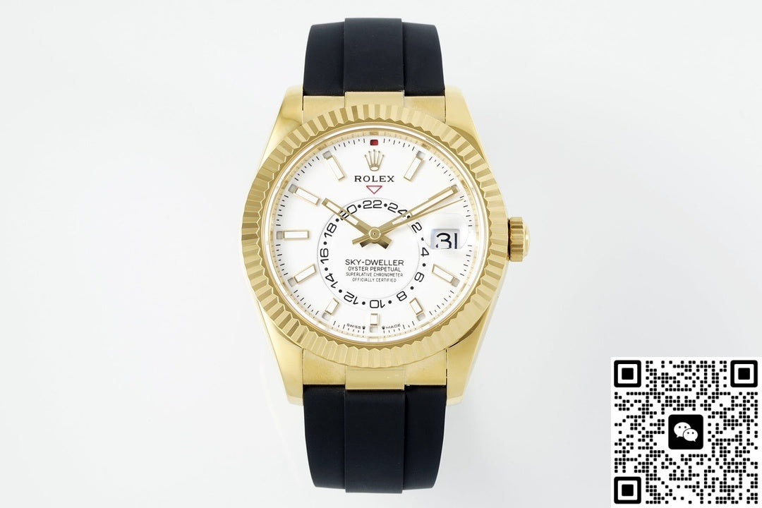 Rolex SKY-DWELLER m336238-0003 ZF Factory V2 18K yellow gold case
