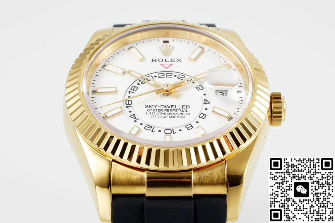 Rolex SKY-DWELLER m336238-0003 ZF Factory V2 18K yellow gold case