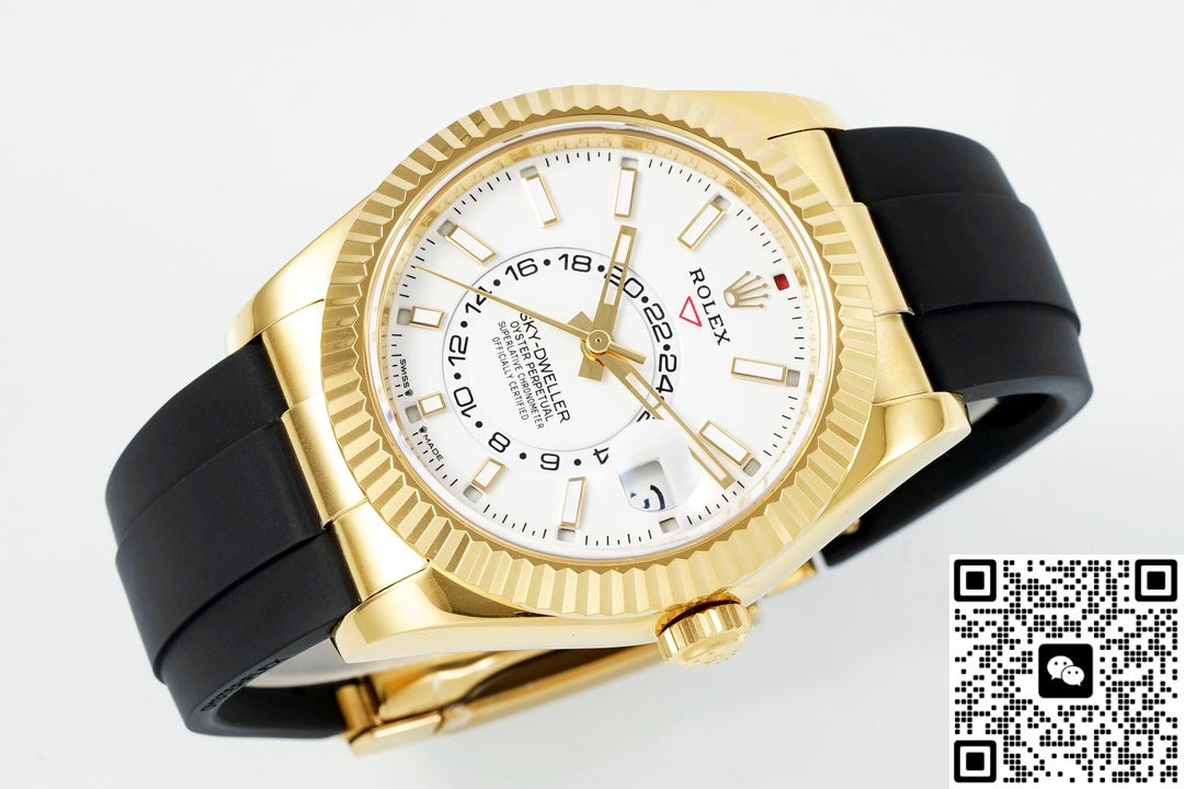 Rolex SKY-DWELLER m336238-0003 ZF Factory V2 18K yellow gold case