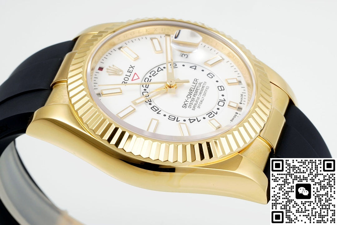 Rolex SKY-DWELLER m336238-0003 ZF Factory V2 18K yellow gold case
