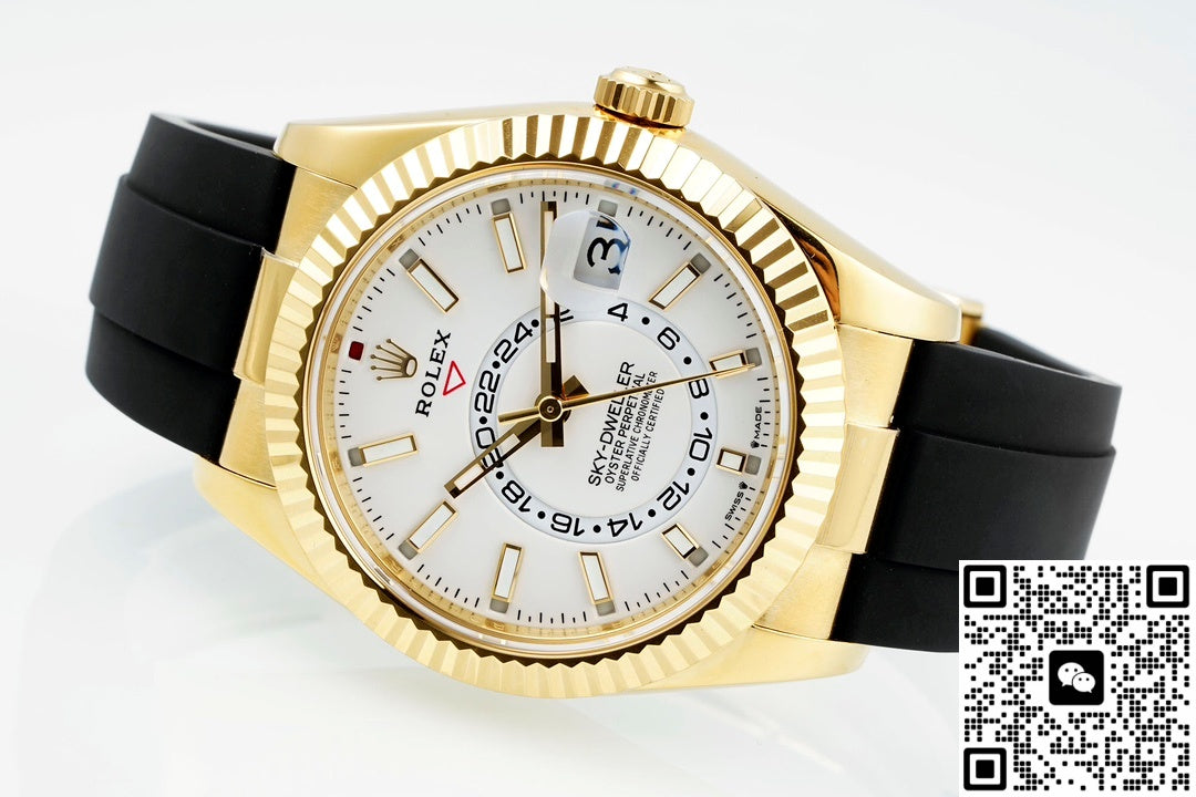 Rolex SKY-DWELLER m336238-0003 ZF Factory V2 18K yellow gold case