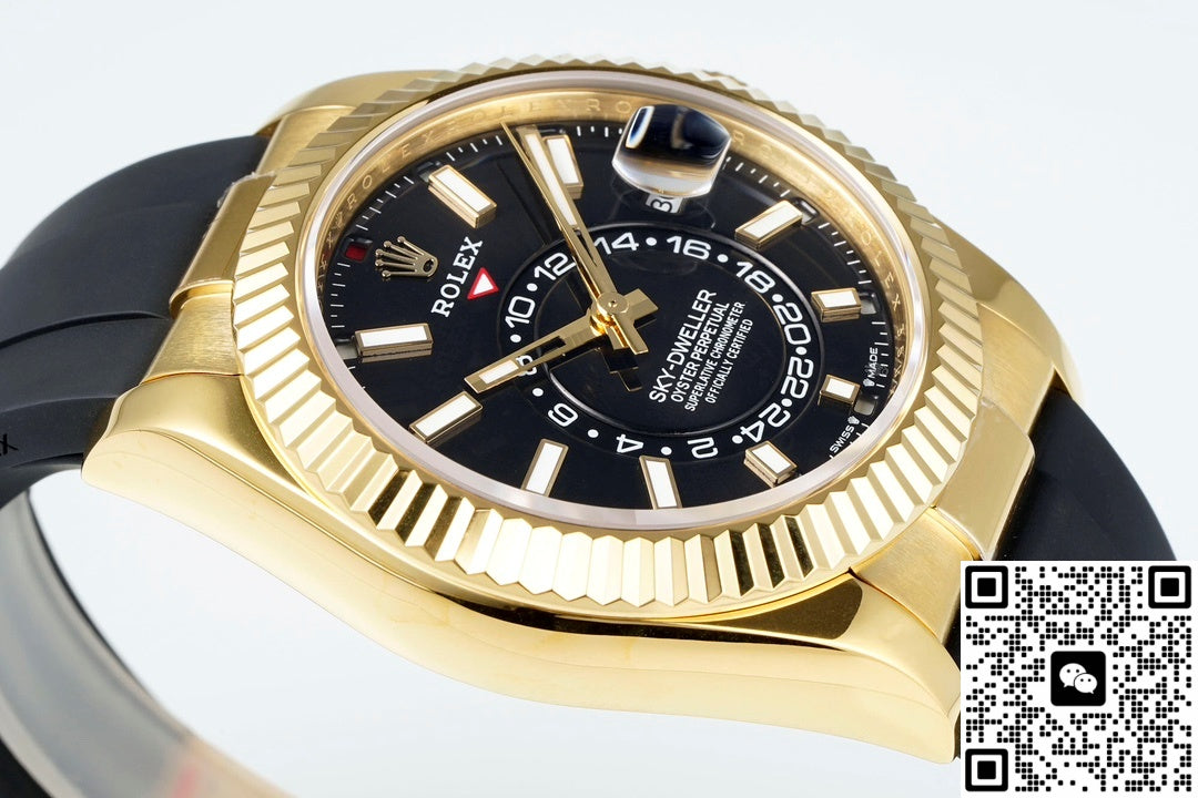 Rolex SKY-DWELLER m336238-0002 ZF Factory V2 18K yellow gold Crown
