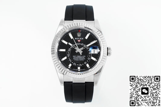 Rolex SKY-DWELLER m336239-0002 ZF Factory V2 18K White Gold Case
