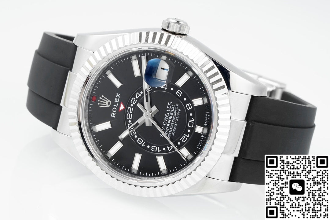 Rolex SKY-DWELLER m336239-0002 ZF Factory V2 18K White Gold Case