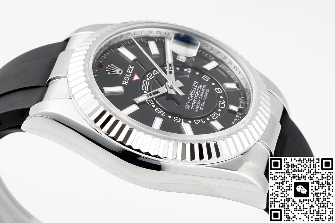 Rolex SKY-DWELLER m336239-0002 ZF Factory V2 18K White Gold Case