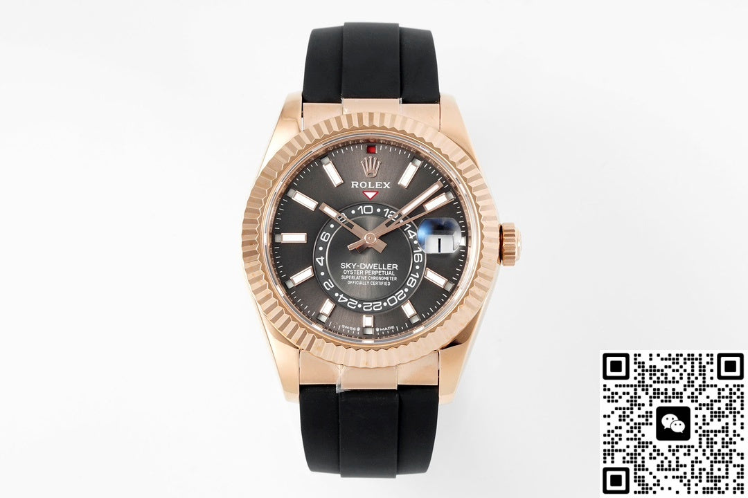 Rolex SKY-DWELLER m326235-0006 ZF Factory V2 Rose gold case