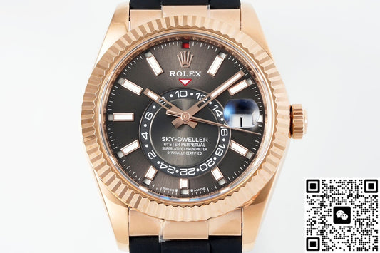 Rolex SKY-DWELLER m326235-0006 ZF Factory V2 Rose gold case