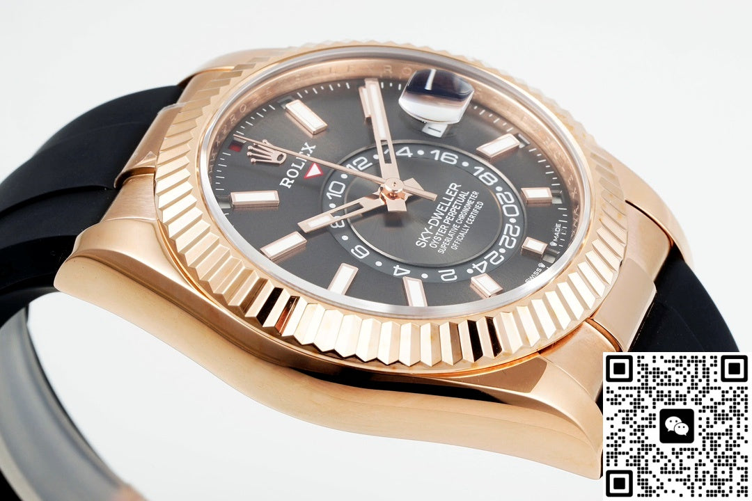 Rolex SKY-DWELLER m326235-0006 ZF Factory V2 Rose gold case