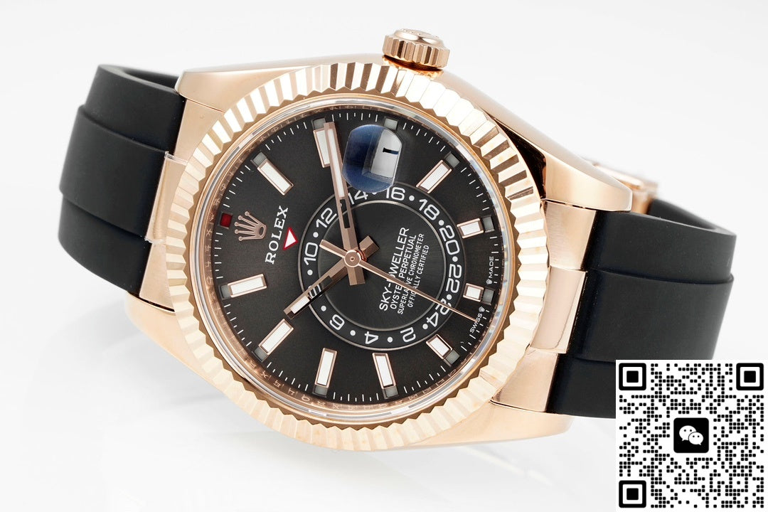 Rolex SKY-DWELLER m326235-0006 ZF Factory V2 Rose gold case
