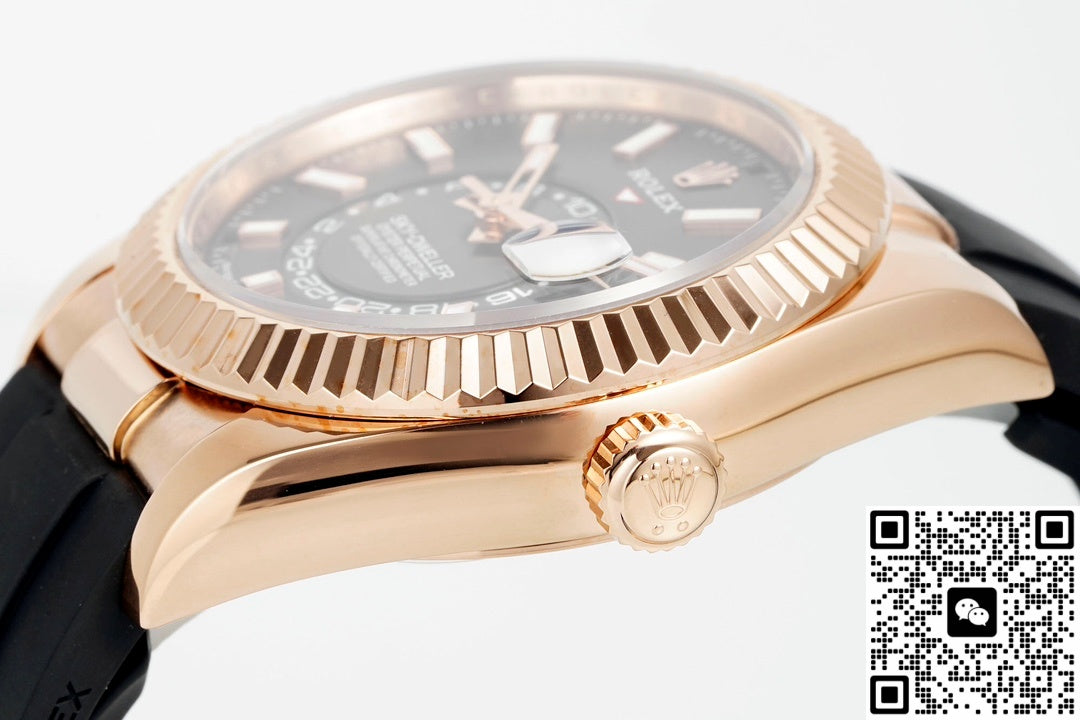 Rolex SKY-DWELLER m326235-0006 ZF Factory V2 Rose gold case