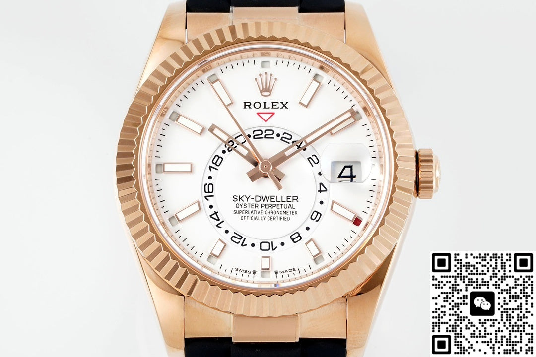Rolex SKY-DWELLER m326235-0004 ZF Factory V2 White dial
