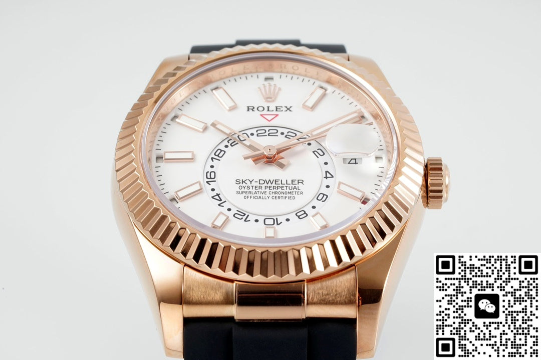 Rolex SKY-DWELLER m326235-0004 ZF Factory V2 White dial