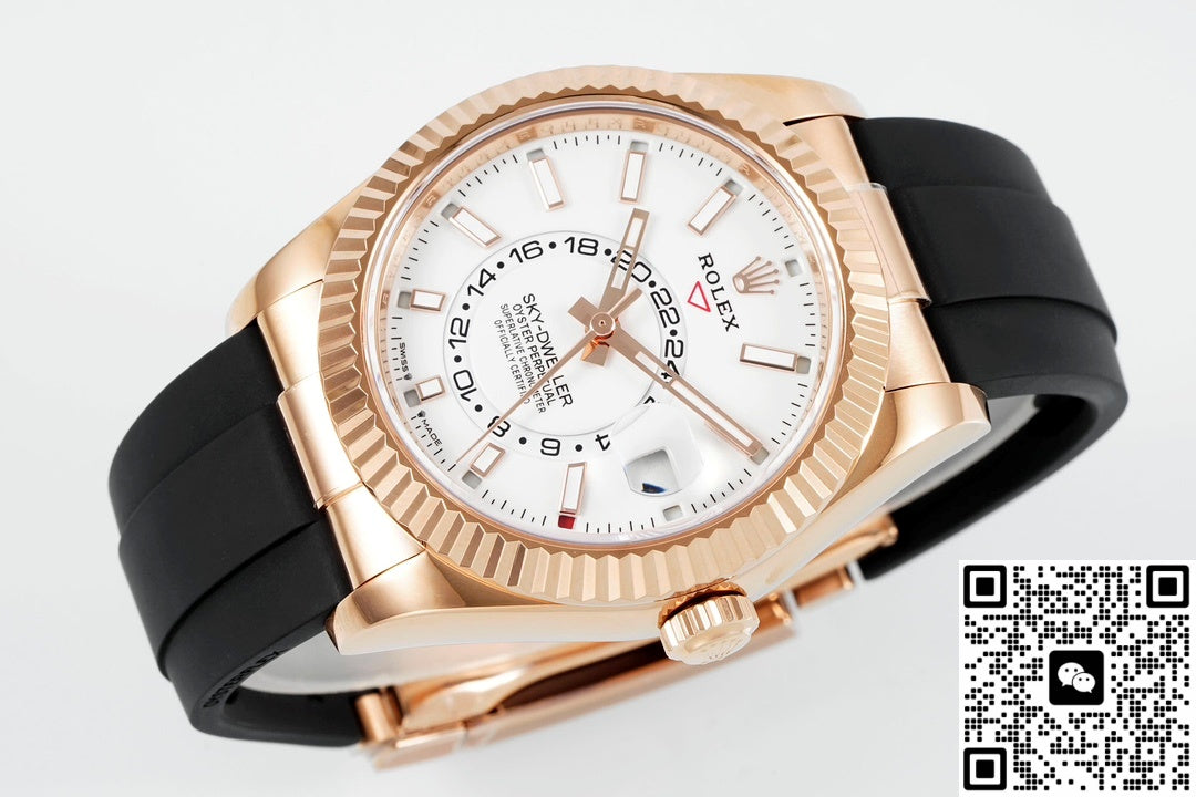 Rolex SKY-DWELLER m326235-0004 ZF Factory V2 White dial