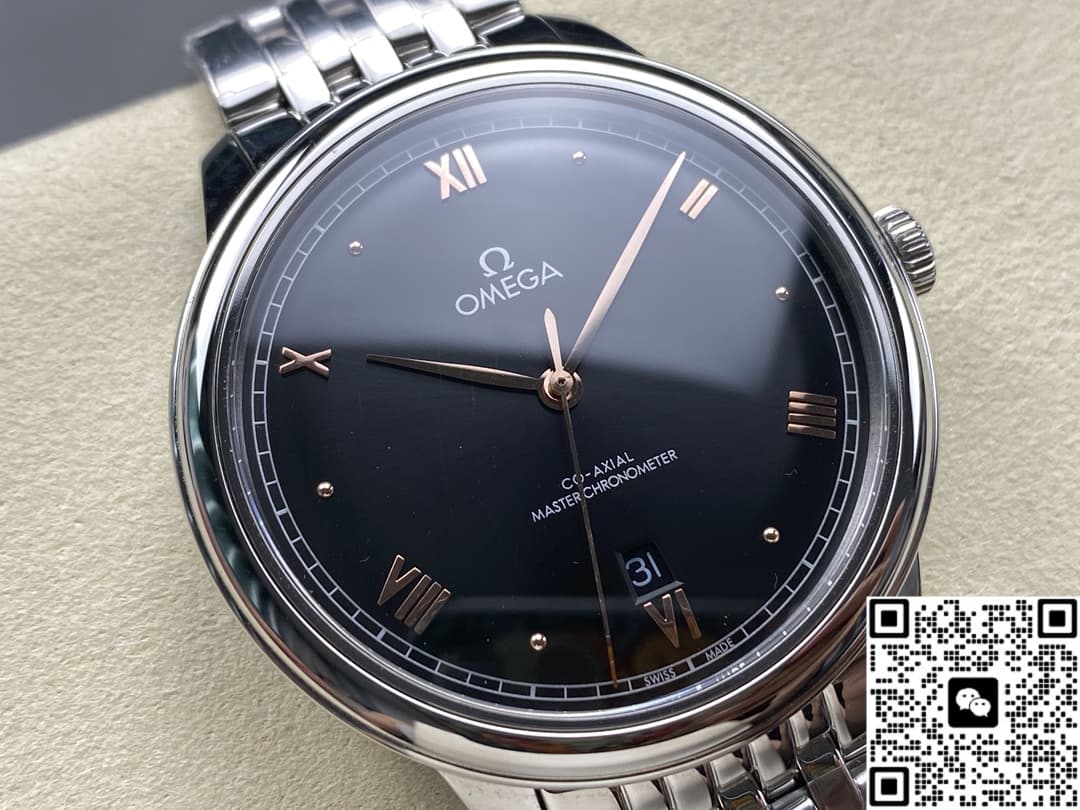 Omega De Ville 434.10.40.20.01.001 KZ Factory Black Dial