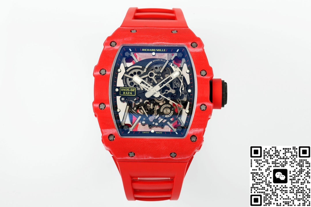 Richard Miller RM35-02 RAFAEL NADAL ZF Factory V6 Red Strap