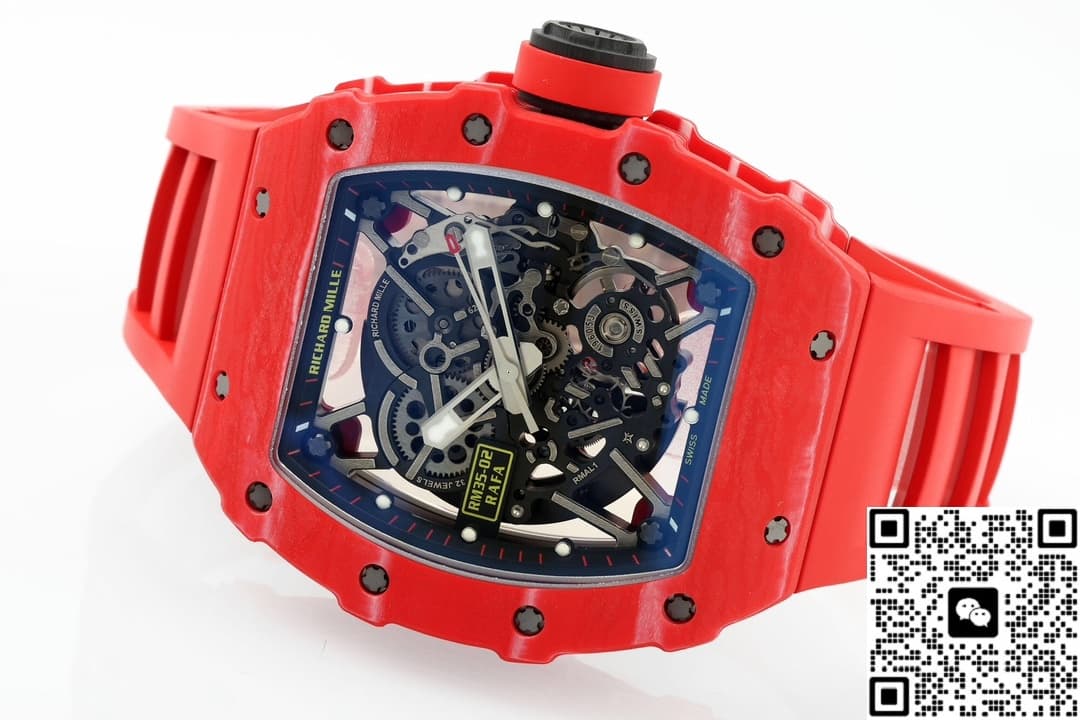 Richard Miller RM35-02 RAFAEL NADAL ZF Factory V6 Red Strap