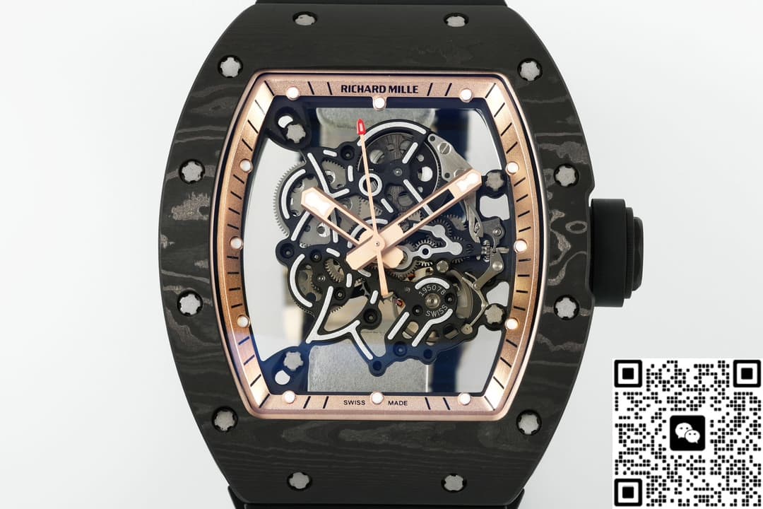 Richard Miller RM055 NTPT ZF Factory Black Strap