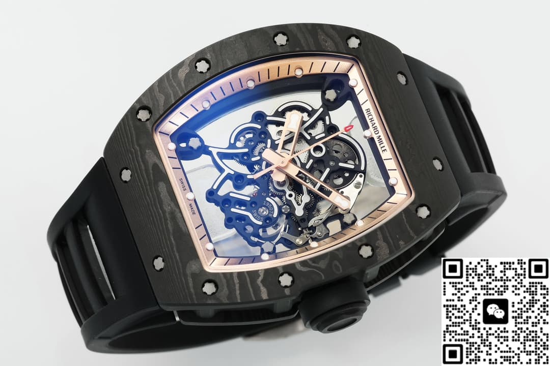 Richard Miller RM055 NTPT ZF Factory Black Strap