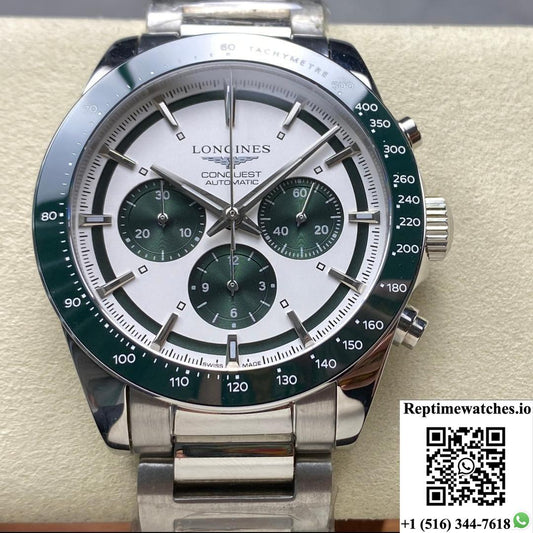 Longines Sports L3.835.4.02.6 Silver Dial-Rep Time Watches