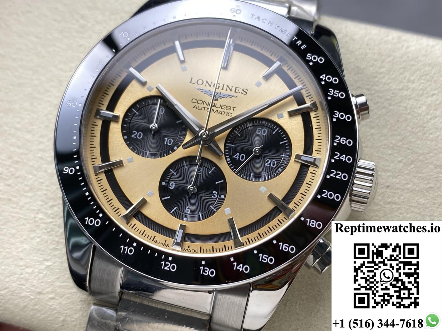 Longines Sports L3.835.4.32.6 Brown Dial-Rep Time Watches