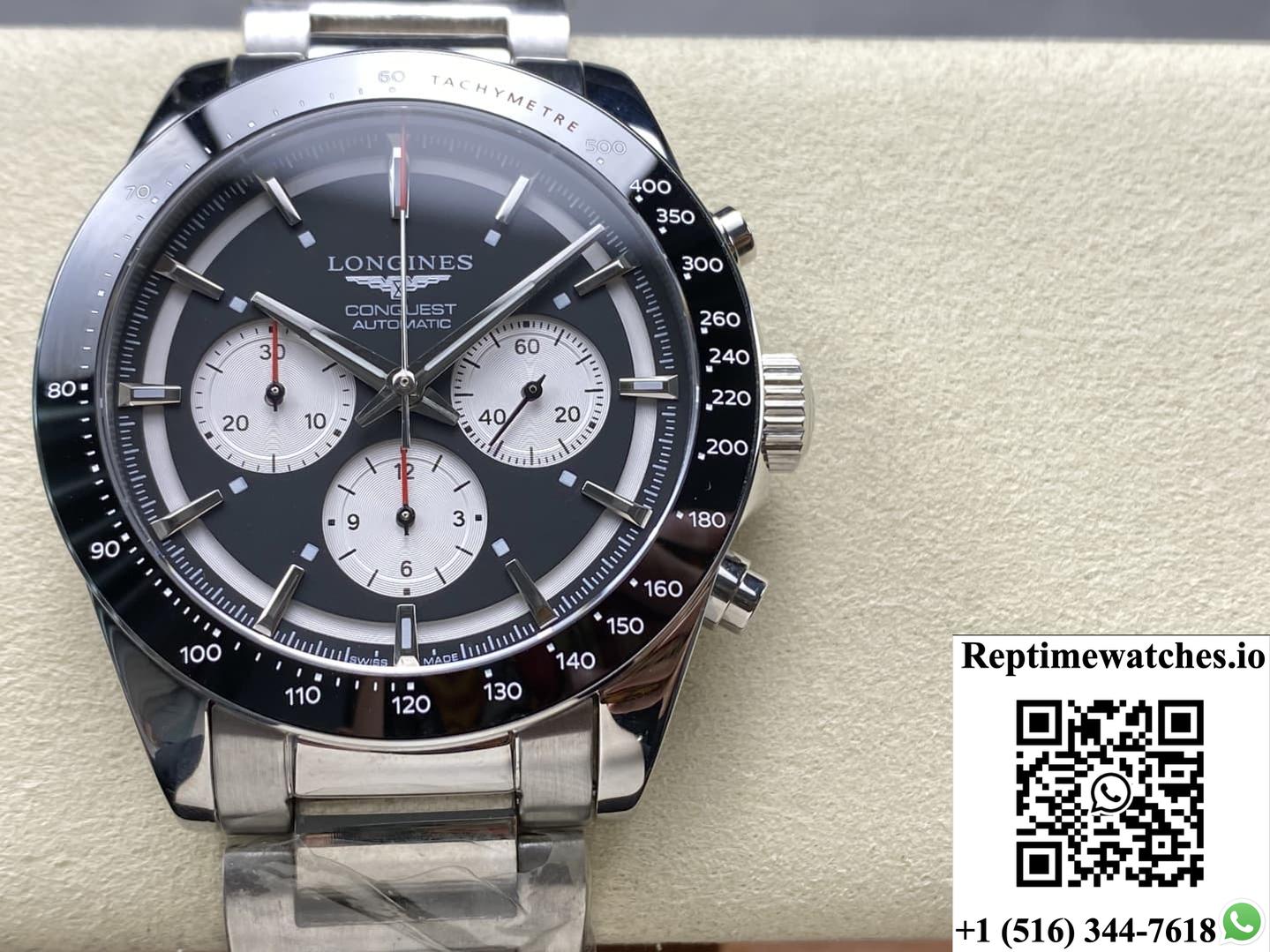 Longines Sports L3.835.4.52.6 Panda Ceramic Bezel-Rep Time Watches
