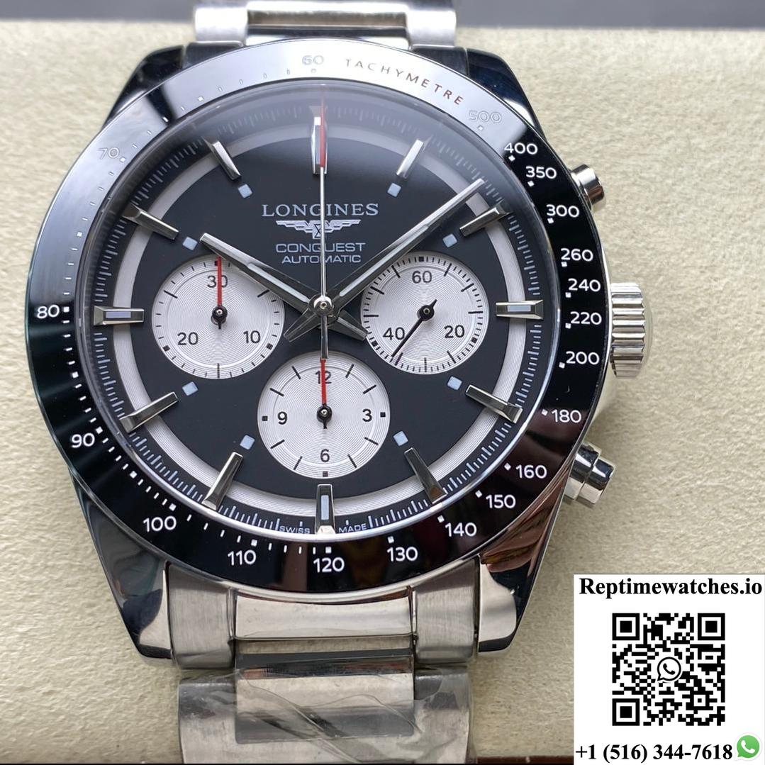 Longines Sports L3.835.4.52.6 Panda Ceramic Bezel-Rep Time Watches
