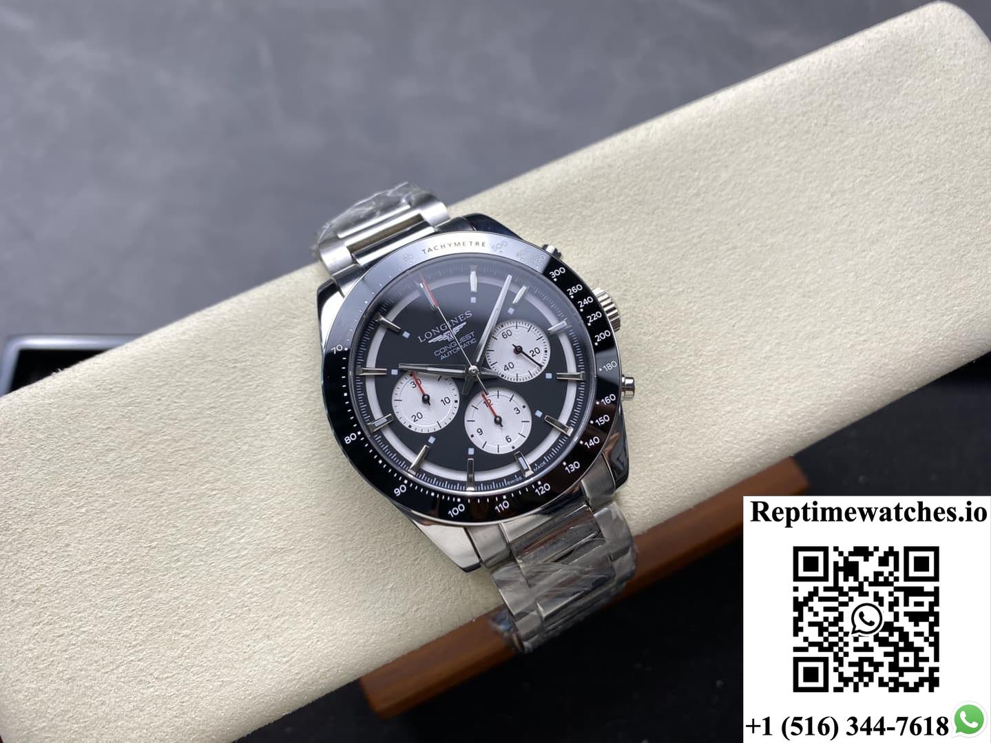 Longines Sports L3.835.4.52.6 Panda Ceramic Bezel-Rep Time Watches