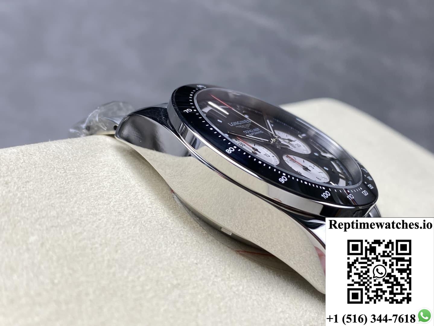 Longines Sports L3.835.4.52.6 Panda Ceramic Bezel-Rep Time Watches