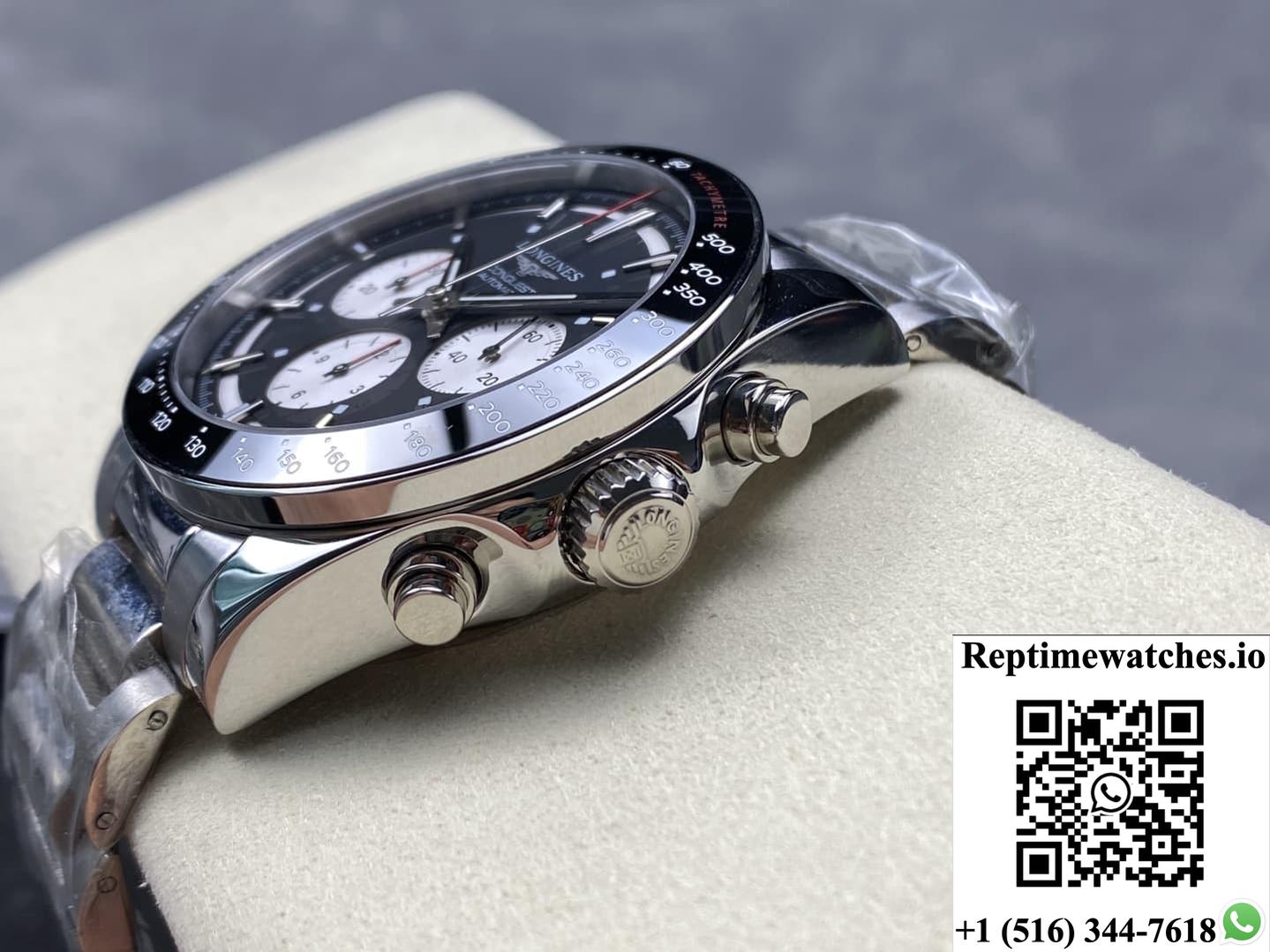 Longines Sports L3.835.4.52.6 Panda Ceramic Bezel-Rep Time Watches