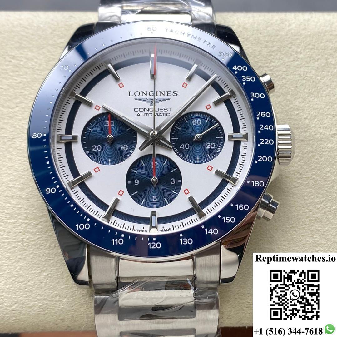 Longines Sports L3.835.4.98.6 Blue Bezel-Rep Time Watches