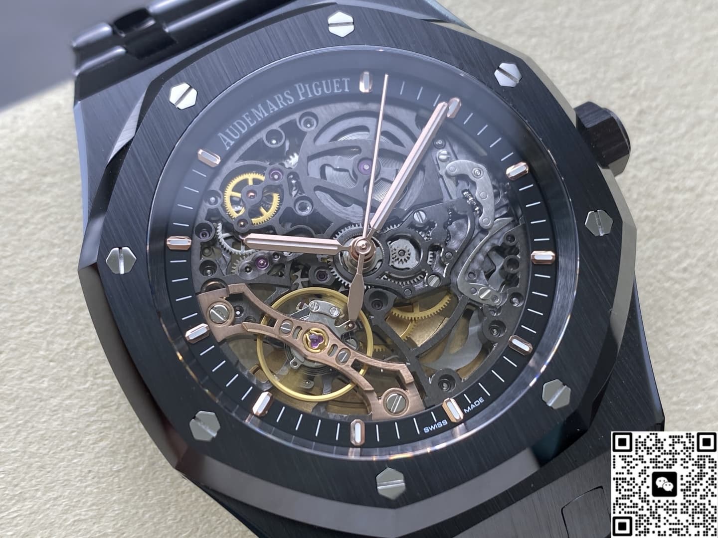 Audemars Piguet Royal Oak 15416CE.OO.1225CE.01 THB Factory Black Strap