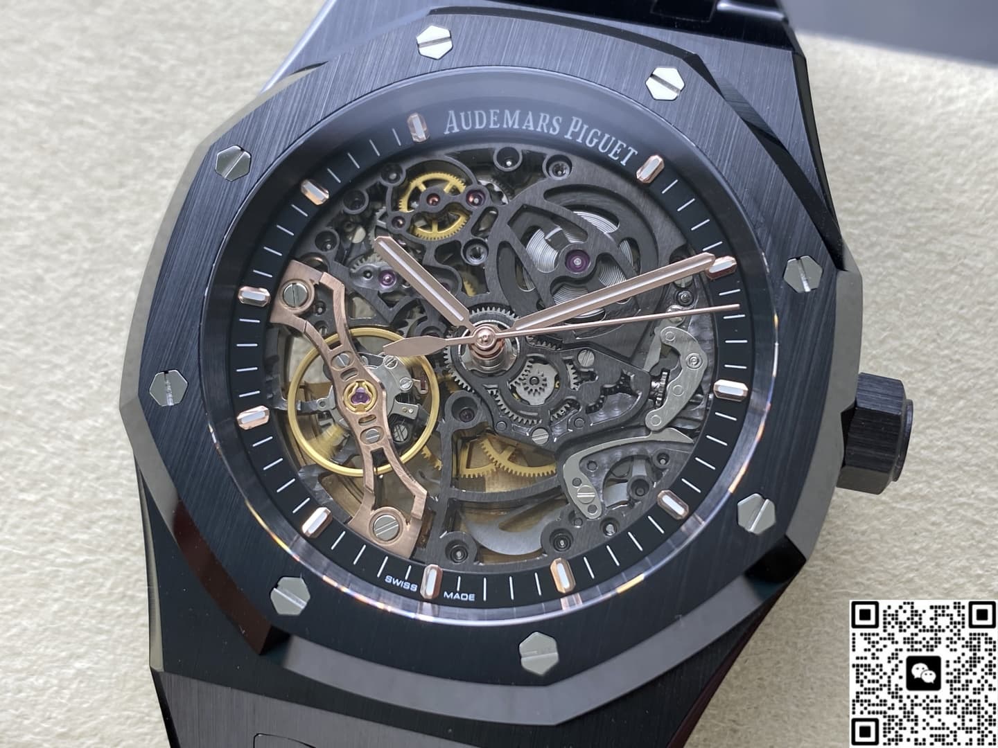 Audemars Piguet Royal Oak 15416CE.OO.1225CE.01 THB Factory Black Strap