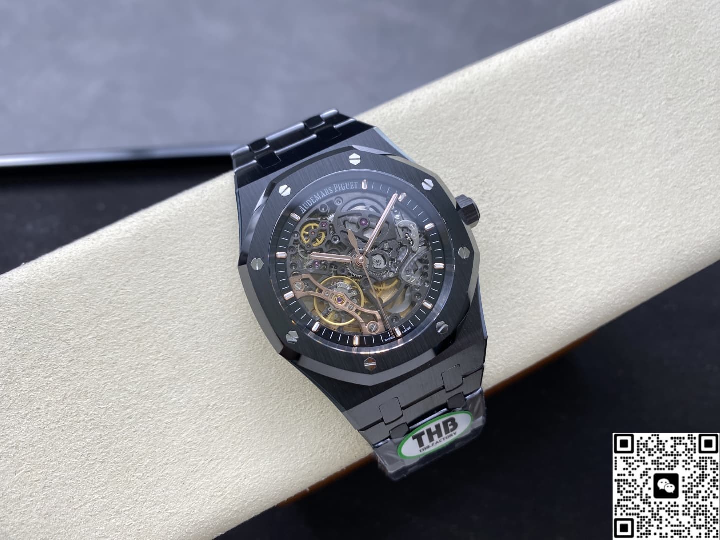 Audemars Piguet Royal Oak 15416CE.OO.1225CE.01 THB Factory Black Strap