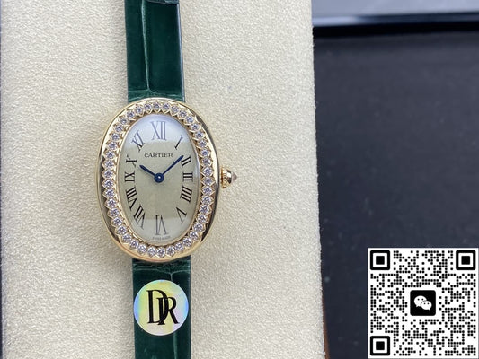 Cartier Bathtub Series WJBA0038 DR Factory Green Strap