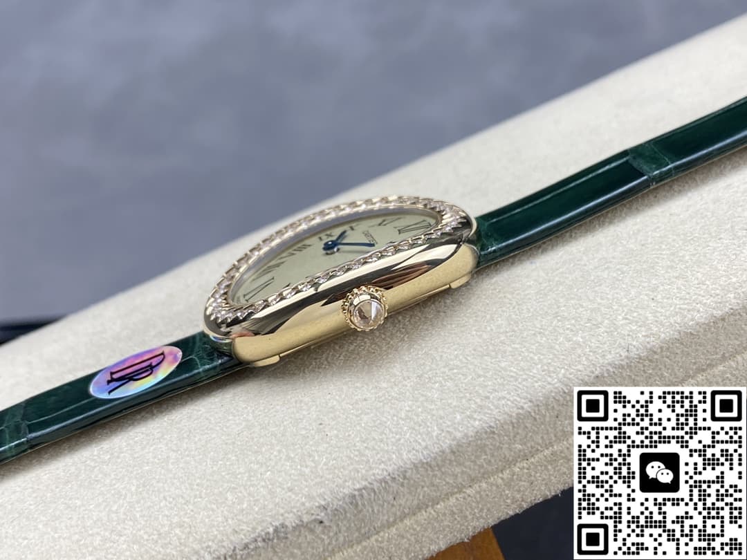 Cartier Bathtub Series WJBA0038 DR Factory Green Strap