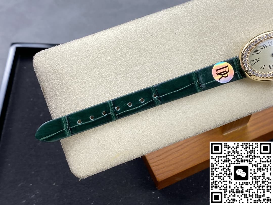 Cartier Bathtub Series WJBA0038 DR Factory Green Strap