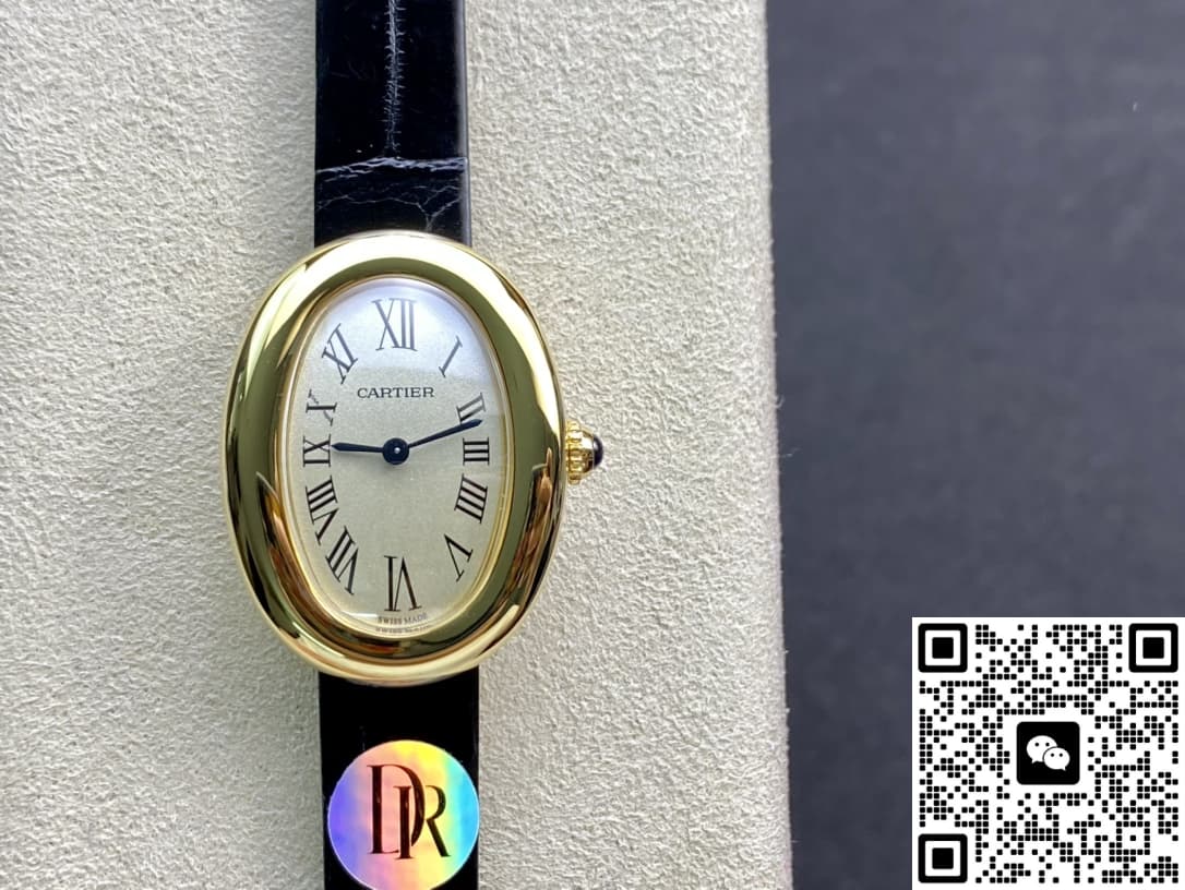 Cartier Bathtub Series WGBA0022 DR Factory Black Strap