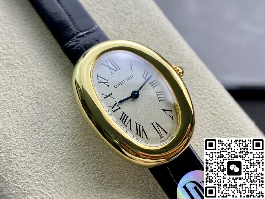 Cartier Bathtub Series WGBA0022 DR Factory Black Strap